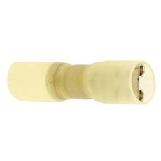 Waterproof Tab Terminal Yellow 10Pcs 6.6mm Female