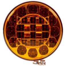 Rear Light Led 10-30V Yellow Round