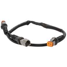 Splitter cable with two Deutsch connectors for flexible installation.