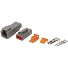Deutsch Dtp 2-Pin Connector Female+Male