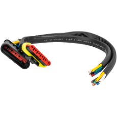 6-Pole Amp Superseal Connector With Cable Female+Male