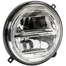 Round LED spotlight for Deutz Leyland, 144mm.