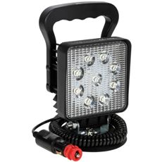 Strong auxiliary light with magnetic mount, 1700Lm, suitable for 12/24V systems for work lighting.