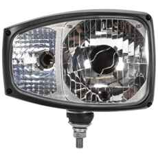 Headlight Right H4 Bottom Mount 150X225Mm