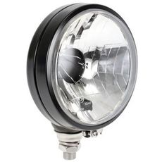 Headlight Round H4 161Mm Bottom Mounted / Metal