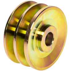 Pulley 2-Groove 81mm for 13mm Belt