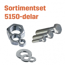 Assortment bolts, washers, nuts 5150 pieces