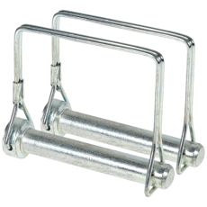 2 pcs ring pins for square tubes, 8 mm, for durable constructions.
