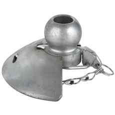 Drawbar spare ball with steering plate Cat1