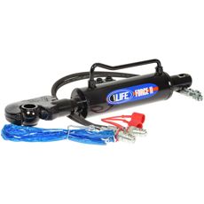 80/40-590 hydraulic top link with hook, CAT3 for heavy work.