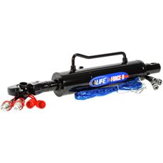 Hydraulic top link 80x40x615-897 with hook, ideal for work.
