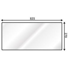 Rear window lower 5mm