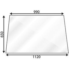Rear window framed without holes K965468