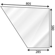 Door window lower Db Case high 90-94