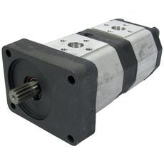 Hydraulic pump 23+15 Valmet, ideal for powerful tasks and long service life.