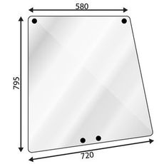 Side Window Valmet right / left 505-905