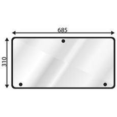 Lower Back Window Valmet 505-905