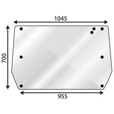 Rear Window Upper Skog Valmet 205-665