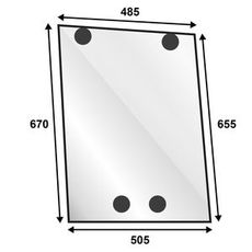 Side Window Valmet Left 6000-8000