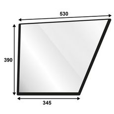 Door window Lower Valmet Valtra Left A-Series