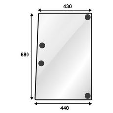 Side window Right 4-hole