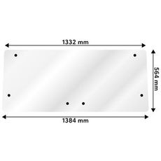 Rear Window Zetor 3320-7745 BK7011, 7011M ZE 70117969