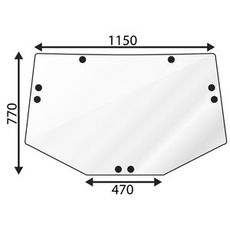 Upper Rear Window John Deere 6000-SERIES