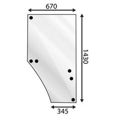 Door Window John Deere Right 6000-SERIES