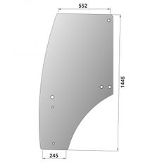Door Window JD 6 hole Left