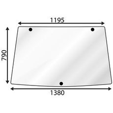 Windshield John Deere 6000 Series