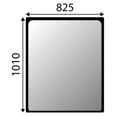 Windscreen Komatsu Pc 8 - Pc 11 Series Upper