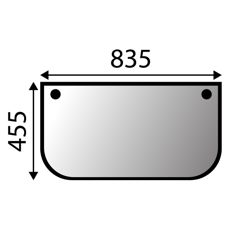 Windscreen Komatsu Pc 7 - Series Lower