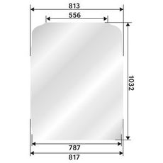 Windshield Volvo B Upper