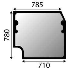Windscreen Volvo Ecr58D Ecr88D Upper