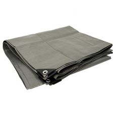 Tarpaulin About 4X6M Gray 160G/M2
