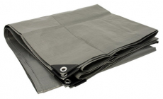 TARP CA 1,5X6M GRAY 160G/M2