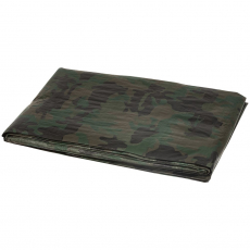 LIGHTWEIGHT TARPAULIN 3X5M 90G/M2 CAMOUFLAGE