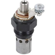 Glow plug with screw connection