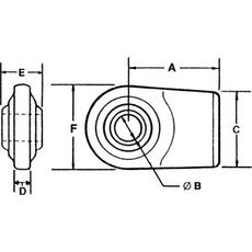 Linkage Arm Head Cat1 Weldable