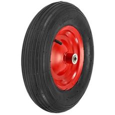 Special tire for concrete wheelbarrow XK6211, for efficient transport.