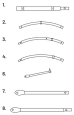 PIPE FRAME 10 PARTS (XK6263,XK6264, 1-4, 6-8)