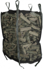 FIREWOOD BAG WITH LIFT LOOPS 96X96X134CM